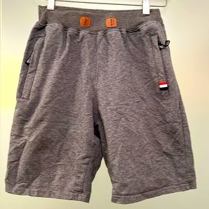 Best Classic Boys Gym Shorts, Grey, L, UEC